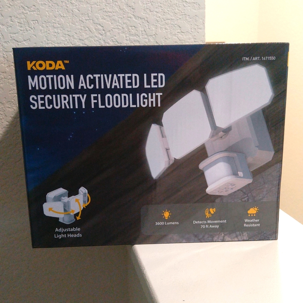 New Koda - motion activated led security floodlight